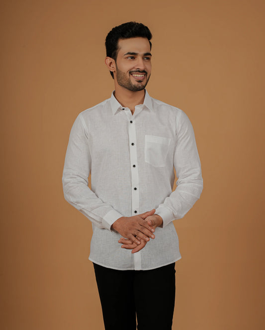 Refined Men's Linen Shirt A Blend of Comfort & Elegance
