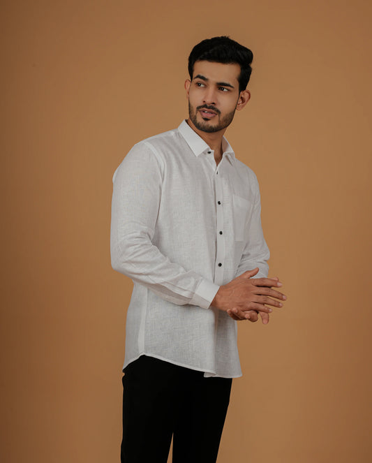 Refined Men's Linen Shirt A Blend of Comfort & Elegance