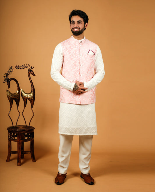 Men’s Wedding Silk Jacket  Royal Ethnic Look