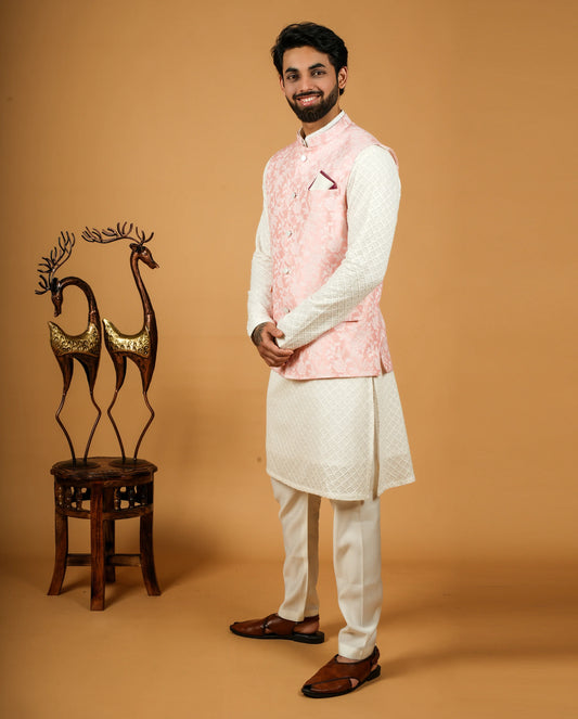 Men’s Wedding Silk Jacket  Royal Ethnic Look