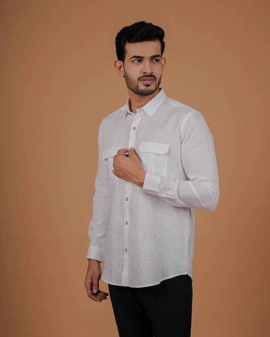 Breezy Pure Linen Shirt For Men– Summer’s Natural Choice