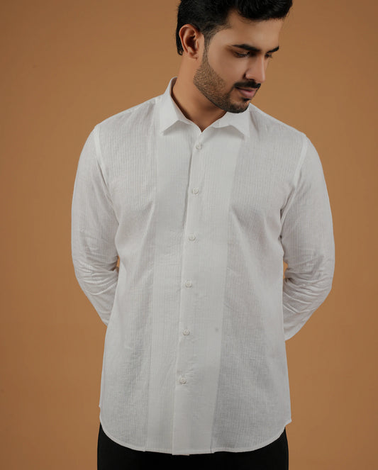 Modern Linen: Men's Pure Linen Trendy Shirt
