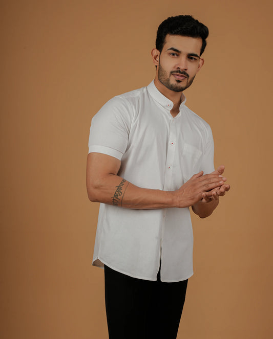 Signature Cotton Smart Shirt For Men: Casual Essential