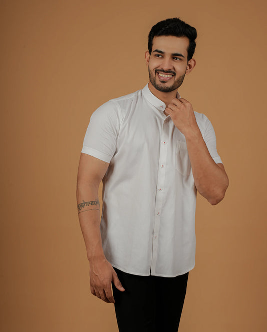 Signature Cotton Smart Shirt For Men: Casual Essential