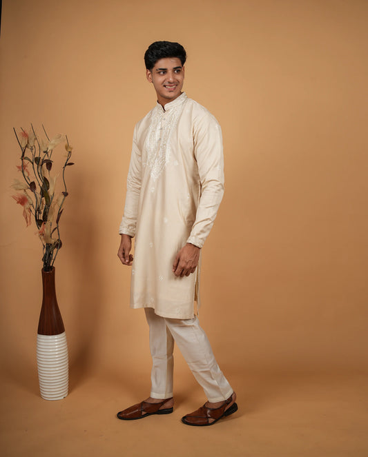 Designer Embellishments Men’s Festive Kurta Set