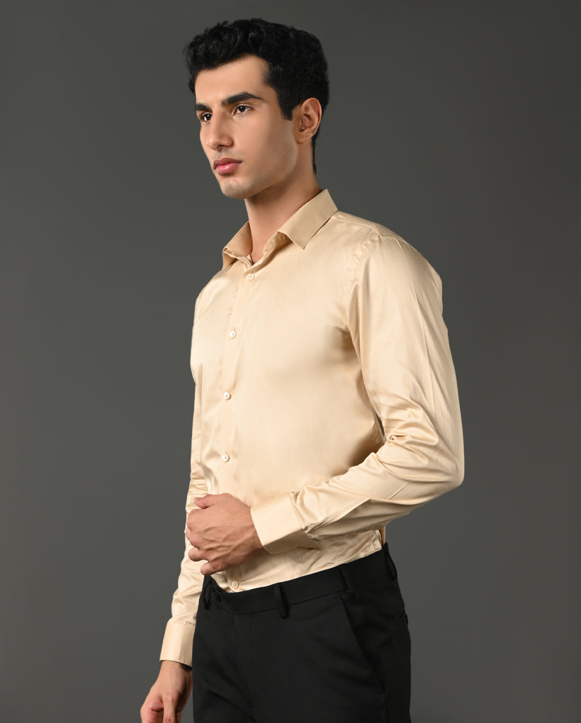linen blend casual shirt men leaf print