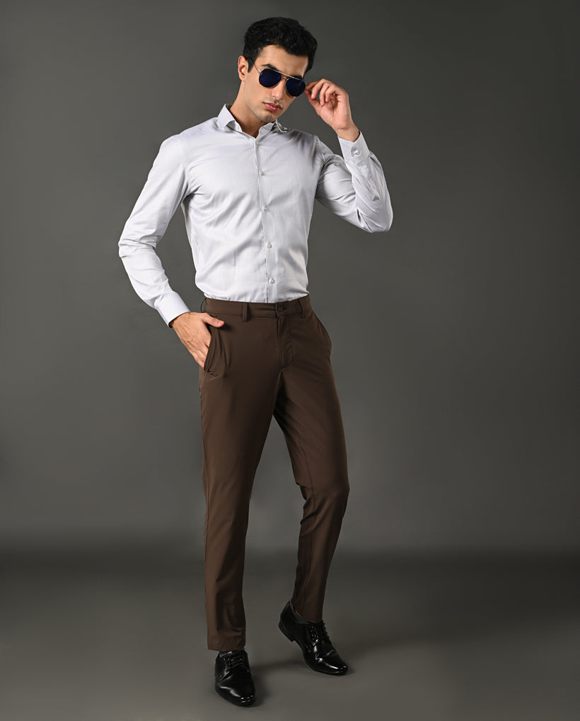 pure cotton apple cut casual shirt men