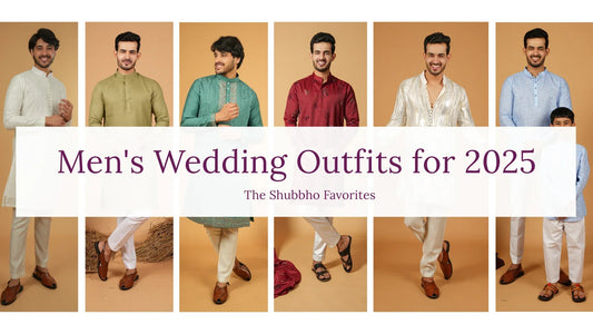 Top 10 Men's Wedding Outfits for 2025 - Kurta Sets, Nehru Jackets & More