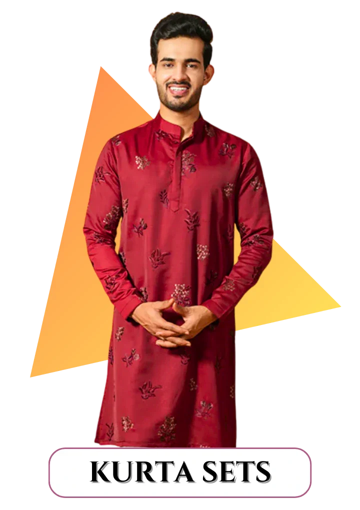 Sky blue kurta for men 