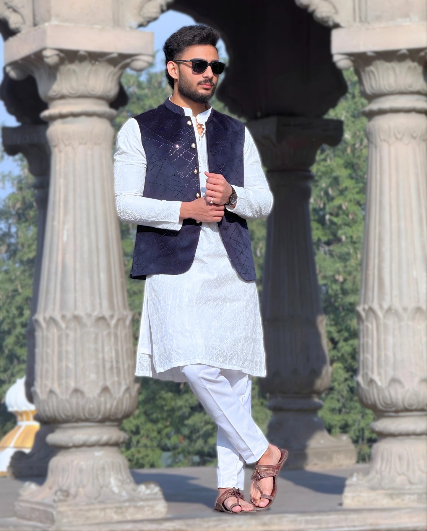 Premium Men’s Regal Velvet Jacket  Festive & Wedding Wear