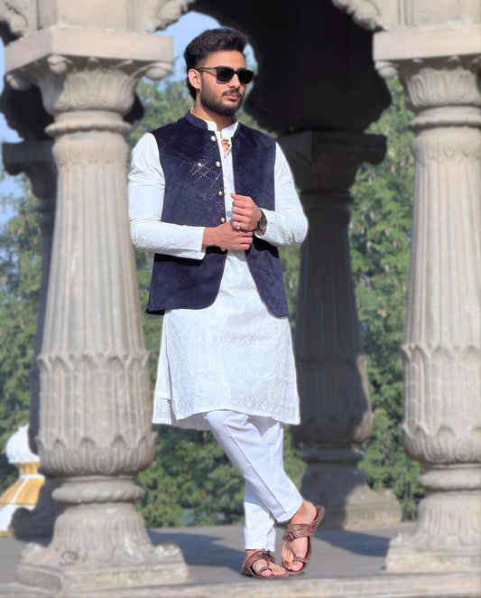 Premium Men’s Regal Velvet Jacket  Festive & Wedding Wear