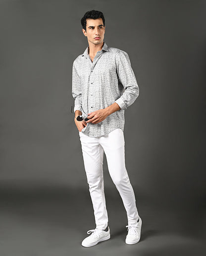 Mens Blue Checked Cotton Blend Casual Shirt – Mens blue checked cotton blend casual shirt, classic style