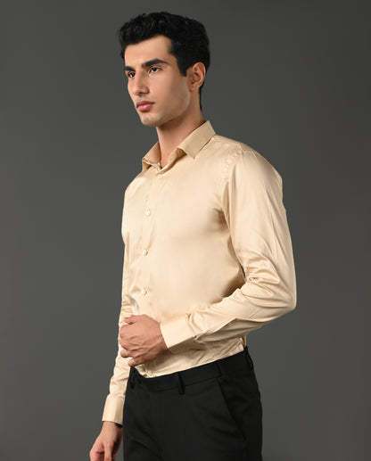 linen blend casual shirt men leaf print