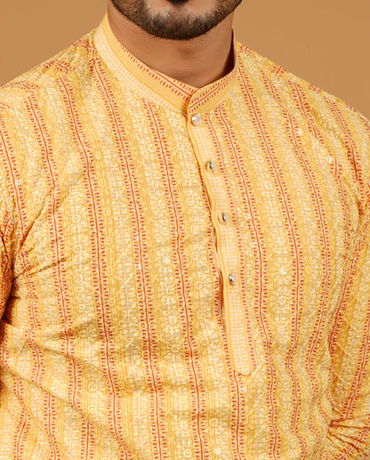 yellow-kurta-for-navratri